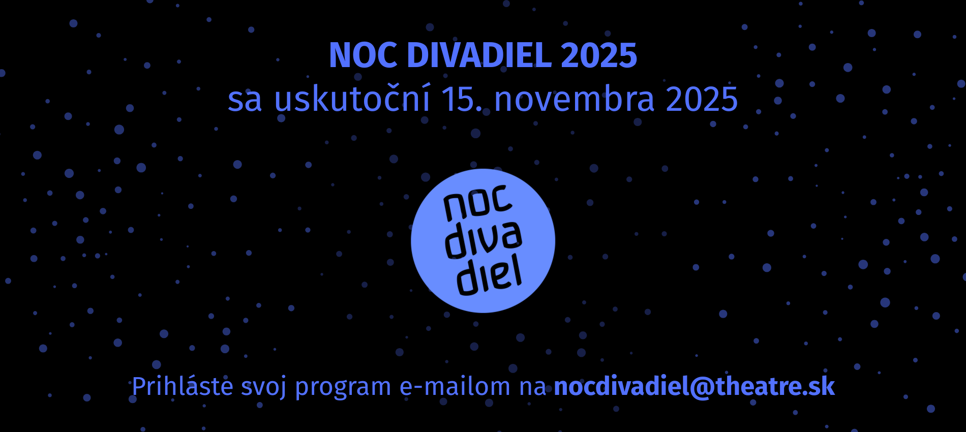 Noc divadiel 16. 11. 2024